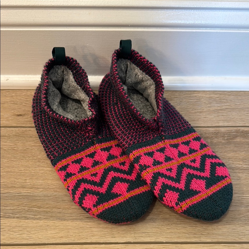 Bombas Patterned Knit Slippers